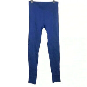 Ivy Park Seamless Laser Cut Out Blue Leggings size L/XL